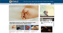 Desktop Screenshot of catholicnewsagency.com
